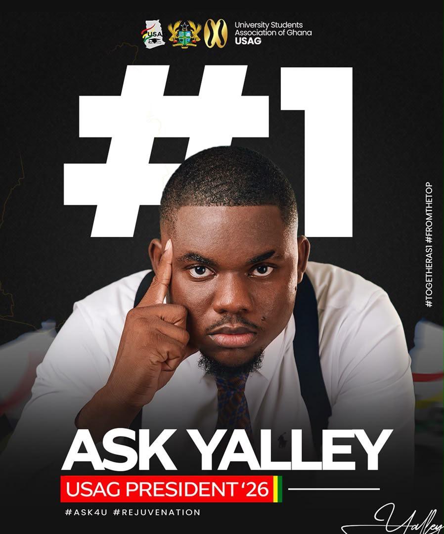 owusu_agyabeng's tweet photo. Dear USAG,
ASK Yalley is Number one on the Ballot Paper.
The Rejuvenation is near, your servant is ready, join Albert Nana Kobina Yalley as we seek to Rebuild, Raise and Rejuvenate our USAG with diligence, commitment and vision.
#FromTheTop #TogetherAsOne #Rejuvenation https://t.co/JyvtliSLhH