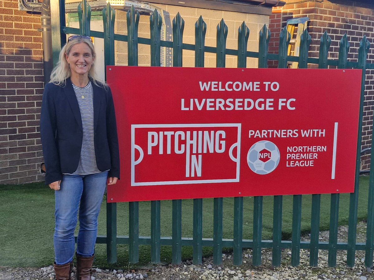 kimleadbeater's tweet photo. Great win for @Liversedge_FC today👏🏻⚽️ Very pleased to sponsor the match ball and award Man of the Match to Finn🏆 #PowerOfSport #Football #Liversedge #SpenValley @NorthernPremLge https://t.co/eSbaPHyAAA