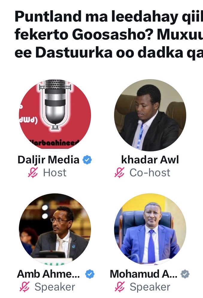 imanmali's tweet photo. One is currently working for the people of Puntland. The other has worked to undermine the people of #Puntland. Yet because they share a tribal lineage, he thinks that gives him the right to speak on behalf of Puntland. 

You would be surprised to learn that the person who believes his tribal lineage gives him the authority to speak for the people of Puntland is sitting in Minnesota, drinking Starbucks lattes, while having contributed to the destruction of federalism.

The other is a sitting minister in Puntland who has tirelessly worked for the people of Puntland and actually lives within Puntland.

Puntland is saying something very simple: the people of Puntland have the right to choose their own destiny and exercise their right to self-determination. They will not sit quietly behind an ideology that is hell-bent on destroying Puntland.