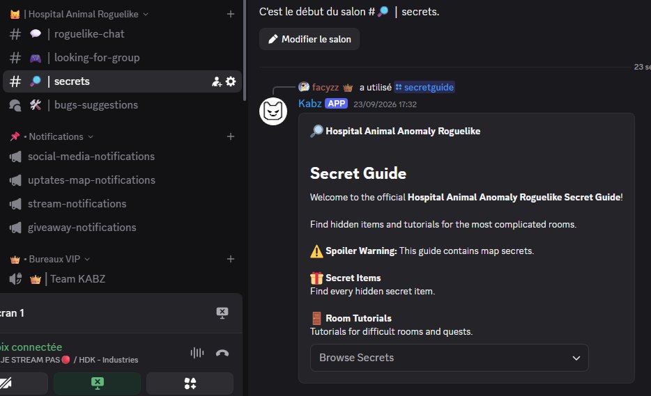 KabzGames's tweet photo. We’ve created a dedicated category on our Discord server for Hospital Animal Roguelike!

You can use it to discover and complete all the secrets in the map, report bugs, and find other players to team up and play with. https://t.co/IX0PldbWGf
