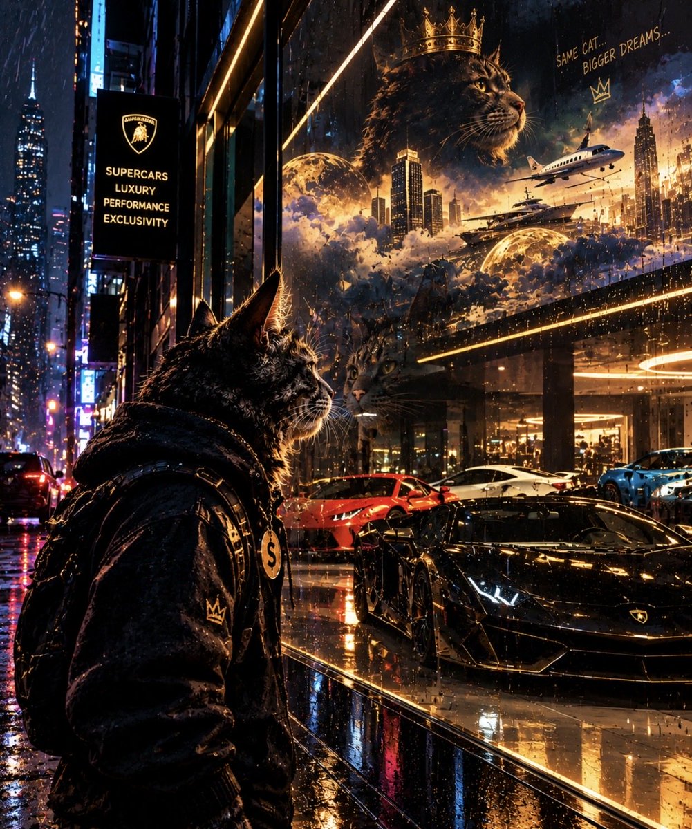 StrayCoinSOL's tweet photo. CHAPTER 03 🐈

STRAY had no home.

But he had a dream.

One day, he would own more than a rooftop.

He wanted an empire.

He just didn’t know how to build it yet.

NO OWNER. NO MASTER. JUST STRAY. https://t.co/p1S8JYhU6u