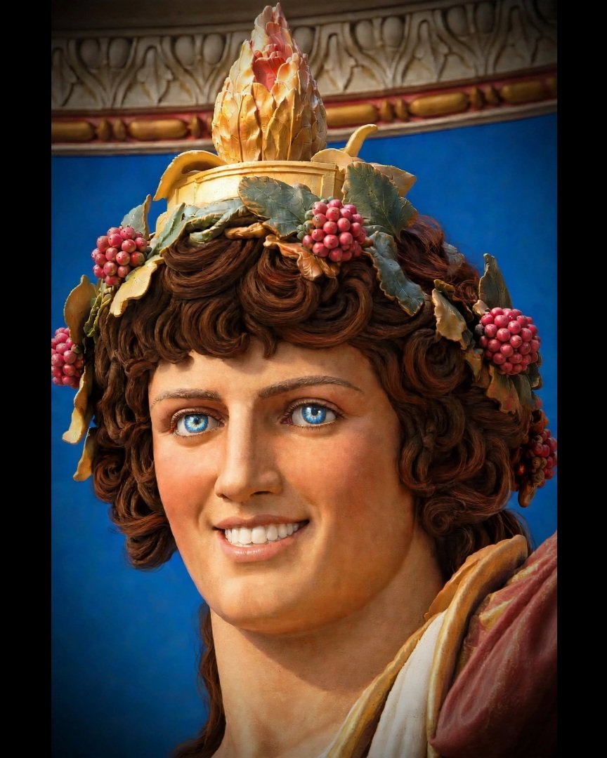 antinousgaygod's tweet photo. 🪷 Smile sweetly like #Antinous on #WorldSmileDay, the 1st Friday of October. Digitally smiling rendition of the Vatican #Antinoos #Dionysus #Braschi statue by @AndreaJurecic. #SmileDay 🪷 https://t.co/yH5DZUyjBk