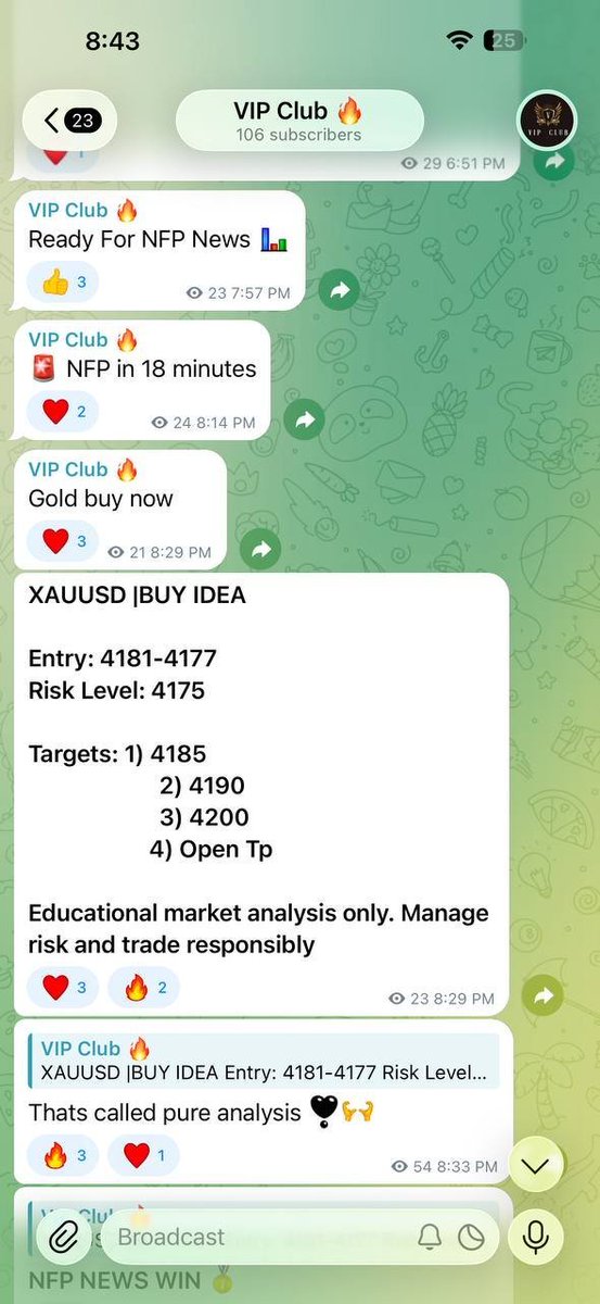 Pastor_Fx92's tweet photo. 🔥 PROOF SPEAKS LOUDER THAN WORDS!

We shared the NFP NEWS signal — and it delivered. ✅

📊 Real Setup • Real Analysis • Real Result

Want to follow our XAUUSD analysis &amp; signals?

👉 Join APEX FX TRADE CENTER
https://t.co/7IEPKMWQmv

#NFP #XAUUSD #Forex #GoldTrading #Forex https://t.co/dJvx8z1BkC