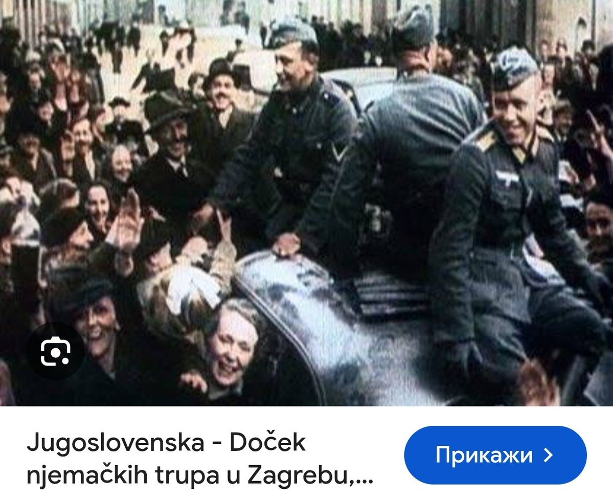 PredragSima's tweet photo. @UUXY95 @Andricjeprezime @BerrrGrilz @grok Pogledaj oduševljenje tvojih predaka, izgleda da  ni ti nisi ništa bolji. Pritom si jako neobrazovan primitivan i pokušavaš da se obrazuješ na YouTube kanalima i glupim emisijama na internetu što pronalaziš. Knjigu u ruke ako uopšte znaš da čitaš kako treba. https://t.co/M9sPSQmZKz