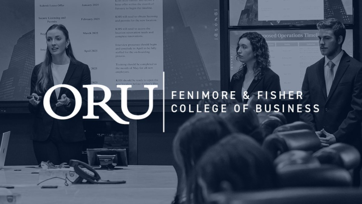 OralRobertsU's tweet photo. Your future has 2 steps: CHOOSE what you want, then ACT on it. 
Tomorrow’s CEOs, marketers, and entrepreneurs … choose a degree that fits your future https://t.co/SUymBEfUp1 
—ORU Fenimore &amp; Fisher College of Business https://t.co/0ae9ipM3QT