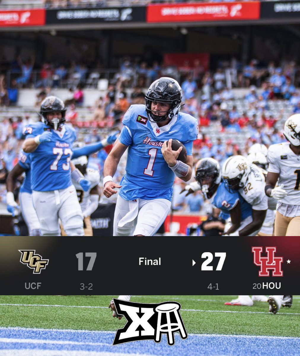 BarstoolBig12's tweet photo. UCF allows 27 straight points to lose the game

Houston claims Space U through 2 seasons ✨ https://t.co/s8uuOV0Obt