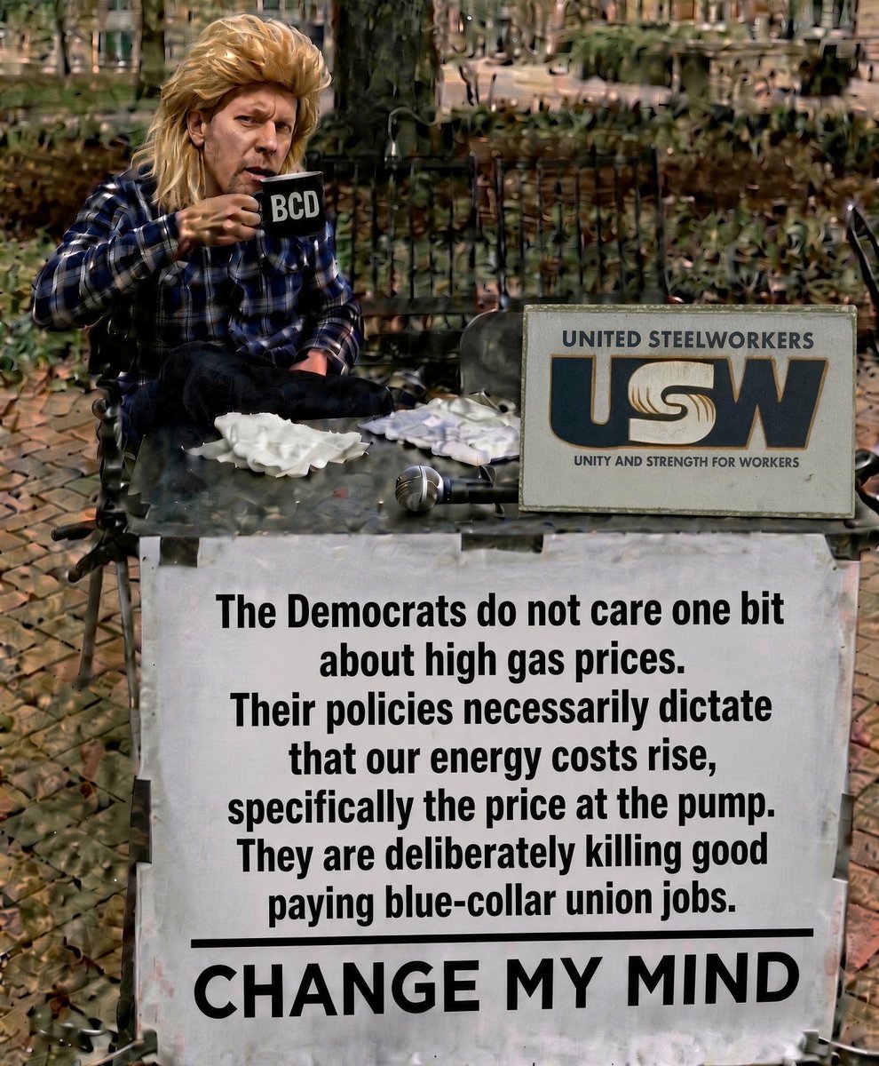 BlueCollarDad73's tweet photo. @GovPressOffice Define what a man is if you can. Also, stfu about caring about jobs.  Your policies are killing good paying blue collar jobs. https://t.co/NrG7u6iLEs