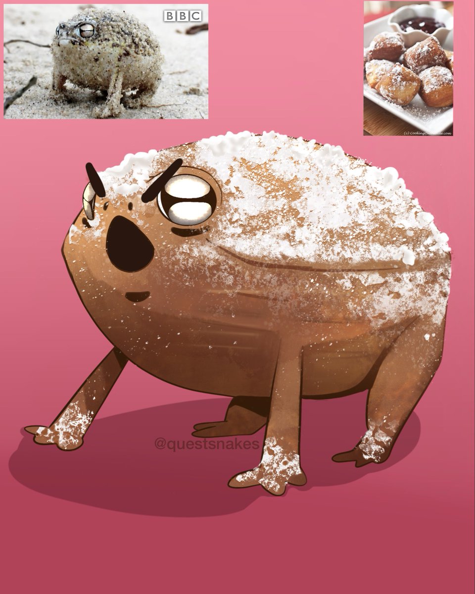 QuestSnakes's tweet photo. War-cry Beignet for our upcoming expansion. https://t.co/rj9iL83Ohe