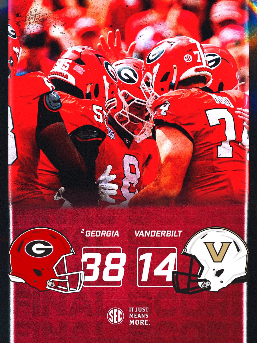 SEC's tweet photo. DOMINANT 🐶 

@GeorgiaFootball x #ItJustMeansMore https://t.co/EaBdmyr0rA