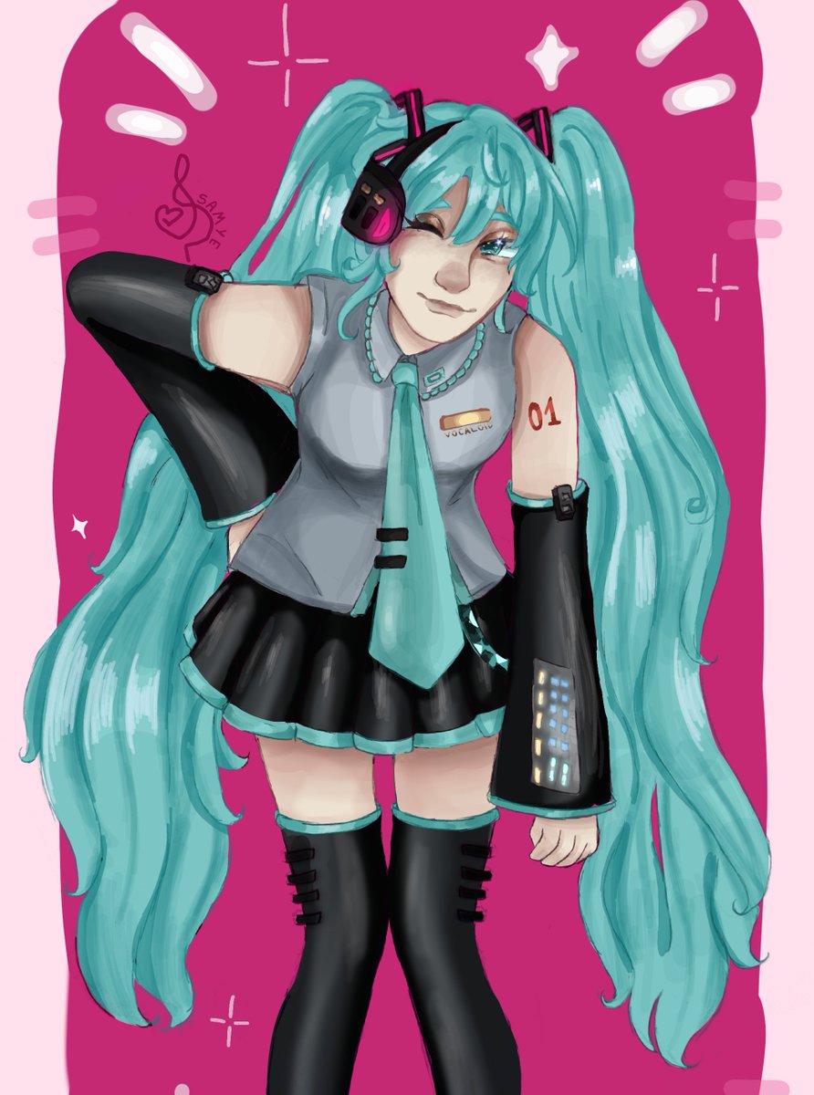 isamyee's tweet photo. Hatsune Miku!!
#VocaloidFanart https://t.co/aNEYRbxWgA