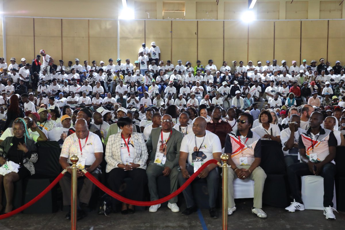 ACTOnlineSA's tweet photo. Scenes from today’s #LGE2026 Manifesto launch in Welkom. Amadelakufa gathered to hear our President-General, Ace Magashule, outline the party’s key priorities for Local Government #VoteACT #Amadelakufa #ReAHlasela https://t.co/IyTUFgikyn