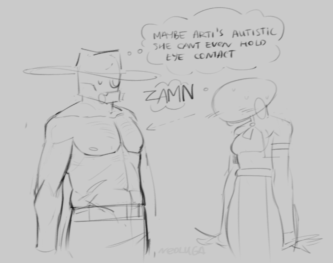 neoluga_'s tweet photo. #ror2 #riskofrain
silly bandificer sketches https://t.co/ijChHIuHKE