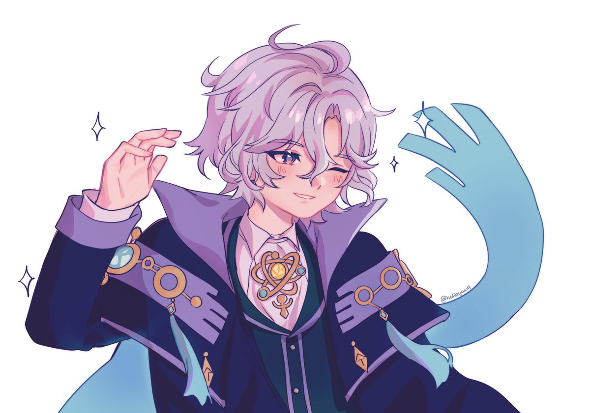 helinyawn's tweet photo. mitya's animations are criminally cute 🩷 #GenshinImpactㅤ https://t.co/bXpD7y9Zr1