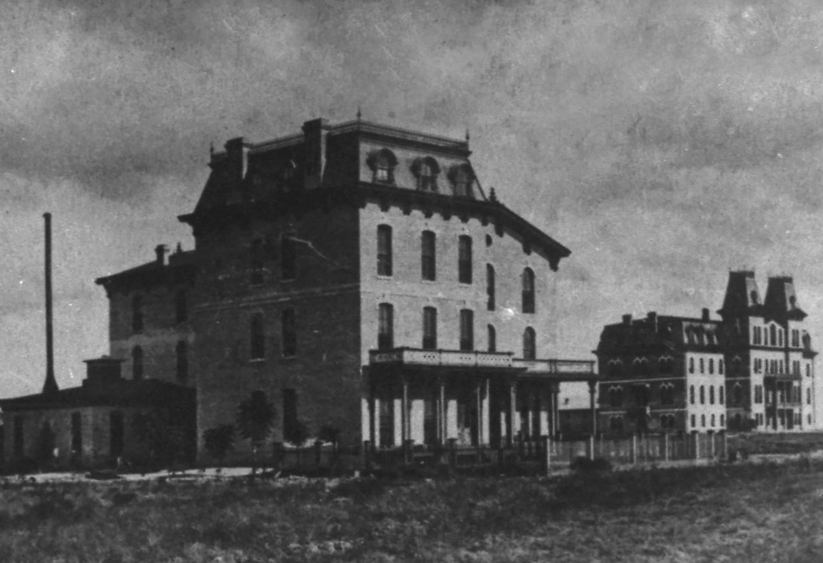 TracesofTexas's tweet photo. Tomorrow, October 4th, will mark the 150th anniversary of the opening of Texas A&M to classes.  It was on October 4, 1876, that the doors opened to students ... of whom there were only six.   I found a rough timeline of enrollment numbers in an old Battalion article:

October 4, 1876: 6 students
December 25, 1876: 35 students
February 14, 1877: 48 students
June 26, 1877: 106 students

It appears that things started slowly, but that tiny institution on the Brazos hasn't remained small: A&M reported 62,543 undergraduate students for the fall of 2025.

Shown here: The Texas A&M campus in 1877.