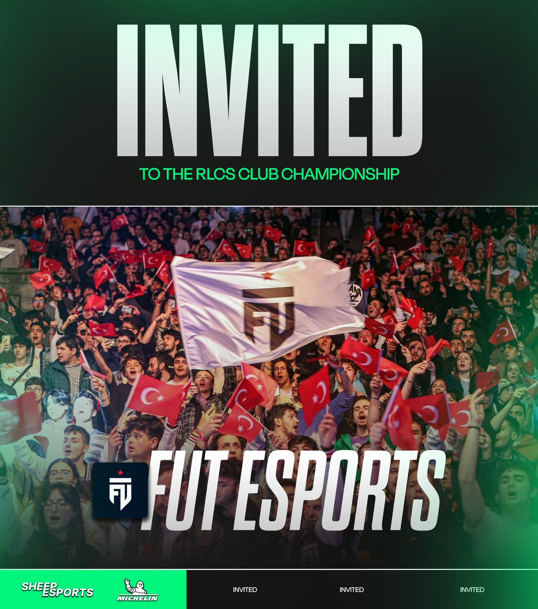 SheepRLE's tweet photo. [SOURCES] FUT Esports 🇹🇷 has been selected to compete in the #RLCS Club Championship.

@anonimotum and @i_Eros_ reporting.

@Michelin https://t.co/sceRtVZopp