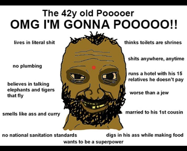 TheOnlyTrueJZ's tweet photo. @JMUSPatriot @IzzatStatus You’re a shitjeet https://t.co/04zwAJTz78