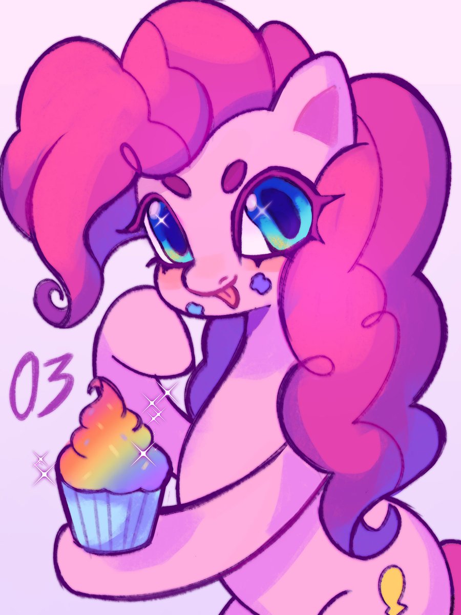 Mitssukuu's tweet photo. Pinkie Pie🌈🧁 #mlp #pinkiepie https://t.co/xvNHSwU8KC