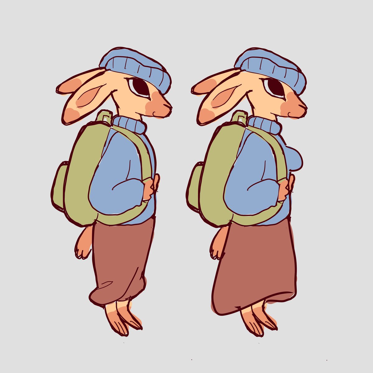 keyelocke's tweet photo. some designs I made for a game idea a bit ago; these 4 are the protagonists https://t.co/lIydZvn80C