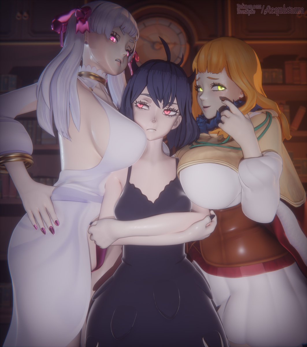 Aequd1's tweet photo. Black Clover Girlies for Season 2 🥳 https://t.co/uC8ioP0zdv