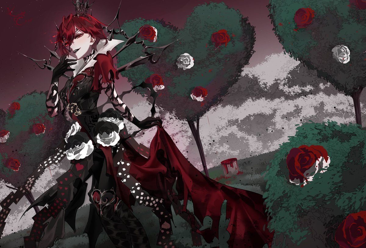 SkyCatOfDoom's tweet photo. He is beautiful (˵◝ ⩊ ◜˵マ #twst #twistedwonderland #riddlerosehearts https://t.co/b7PXkl1Jt6