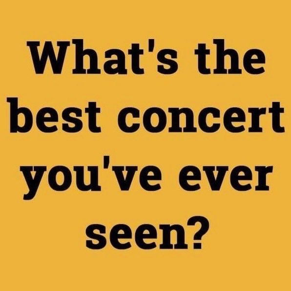 HawkEmDownChris's tweet photo. What was the best concert? https://t.co/Palf928Qvg