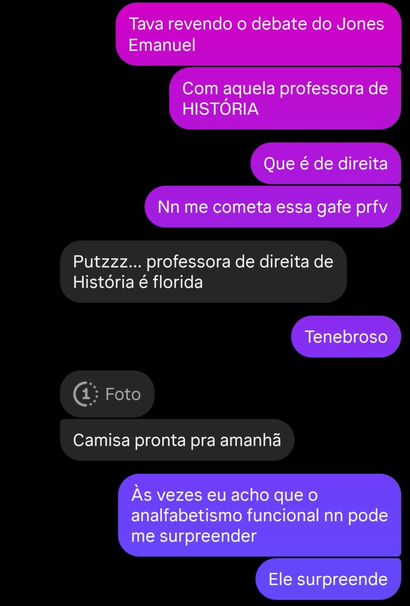 Bl1nny's tweet photo. Eu indo pertubar meu professor de História pq ele não pode me dar o desgosto de não votar errado amanhã #Lula2026étetra https://t.co/gbLII1JaJs