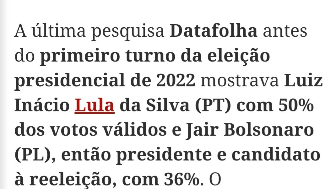 la_cirista's tweet photo. @gustavations @helenacarlinare A data folha mostrava o bozo com 36 e ele fez 43...  pesquisa é só termometro https://t.co/xr8CdiVhJE