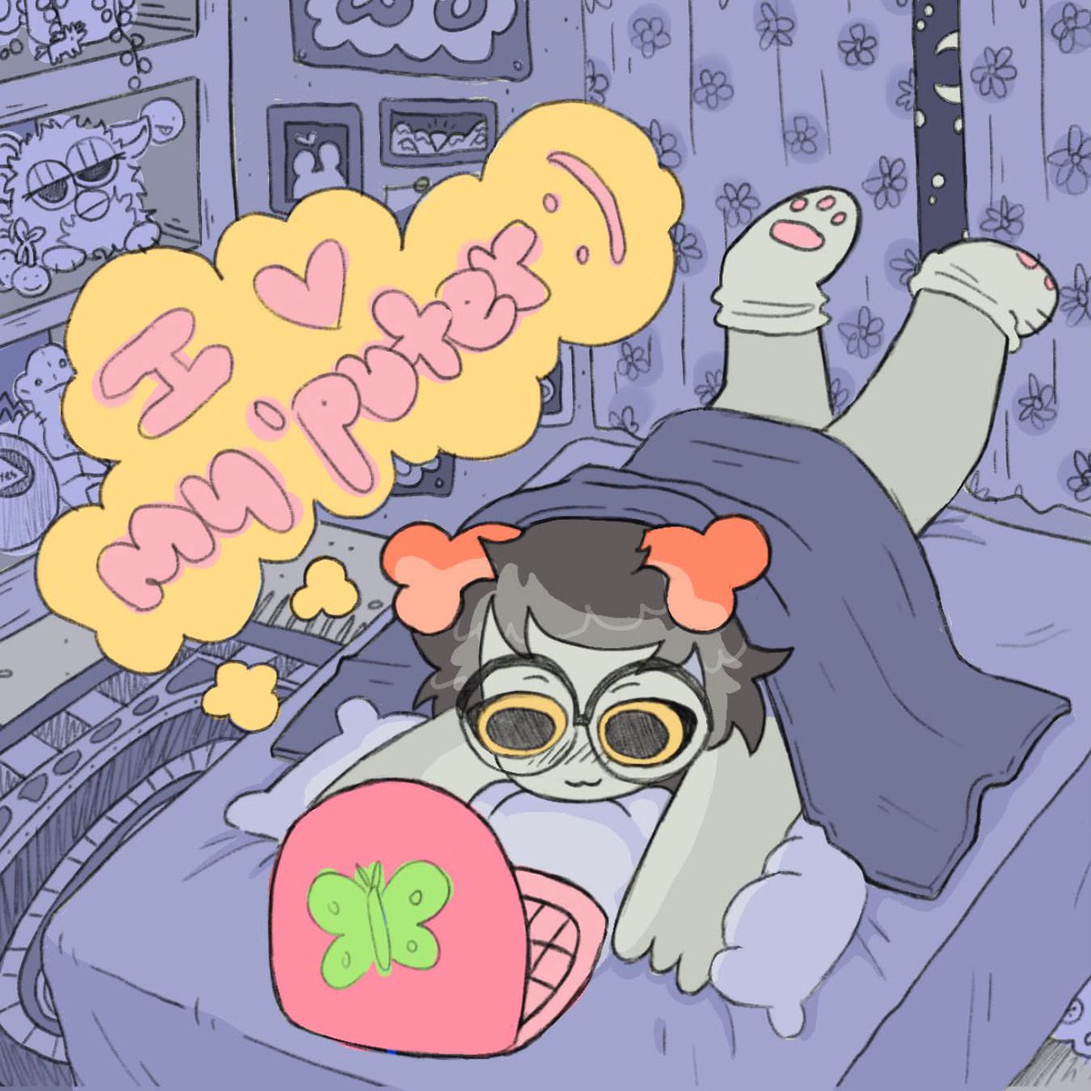 pandoracakey's tweet photo. in his honor, I made (commissioned) my former co-worker to draw the bug #vasterror

art by @/fruitpuppy.jpeg on instagram https://t.co/GsPHJyWYoC