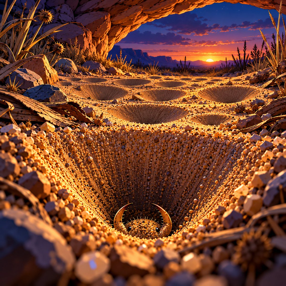 airamcita's tweet photo. ⛰️🐾 🔍🏜️🐜 Antlion: The Sand Trap That Waits Two Years | NATURE’S CASE FILES — Ep. 12
#NaturesCaseFiles #Antlion #Antlions #Insects #Entomology #AnimalBehavior #InsectLife #Metamorphosis #Nature #Wildlife #NatureFacts #WeirdNature #AmazingAnimals #HiddenWorld #NatureDocumentary https://t.co/3JLa9DYPPS