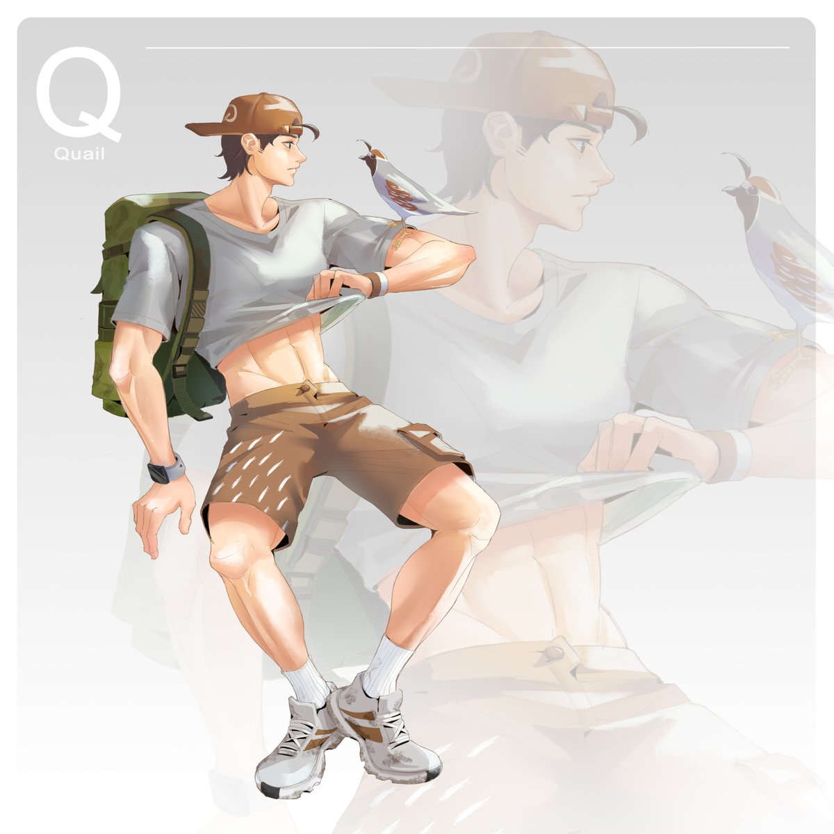 HOHO_Phoebe's tweet photo. Q_Quail 
Still need more practice on the colouring ...
#AtoZChallenge #CharacterDesign #Quail #AtoZ練習法 #AtoZ https://t.co/lDfQTMd6r0