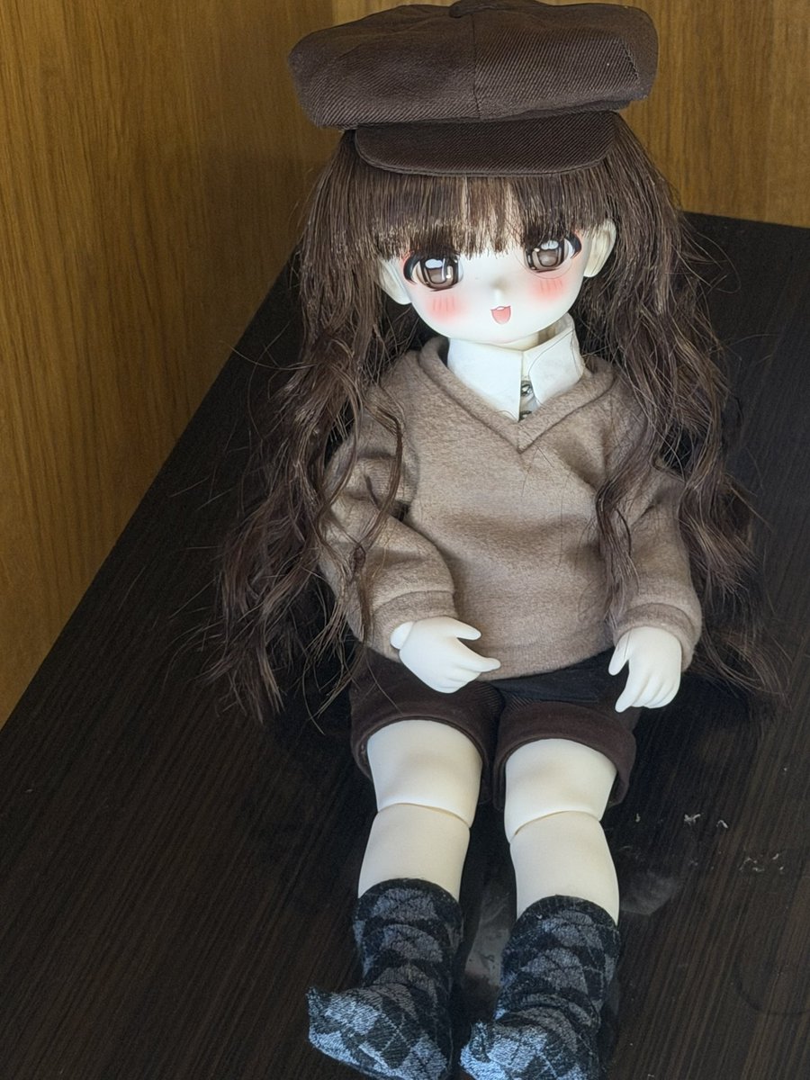 marikatomiyuki's tweet photo. 旅行前にお迎えした12人目のTinyFoxは子羊のメルちゃん☺️

元々の素のメイクが可愛いので、ウイッグ変えるだけでも一層可愛くなりますね🥰 https://t.co/eBjCliYxqU