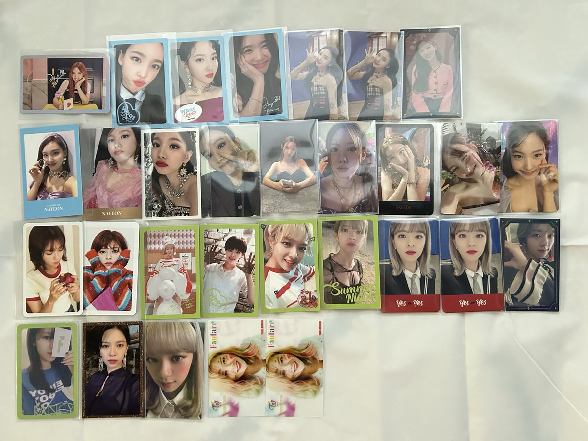 ______mo__64's tweet photo. TWICE トレカ 交換 買取

【譲】画像のもの

【求】買取  or  モモ (同種異種可)

郵送での交換希望しております 📮
買取の場合メルカリ最安値で考えております！
(物によっては変更あり)
お気軽にお声がけください🙇‍♀️

#TWICE買取 #TWICE交換  #モモ https://t.co/PU267RgcUm