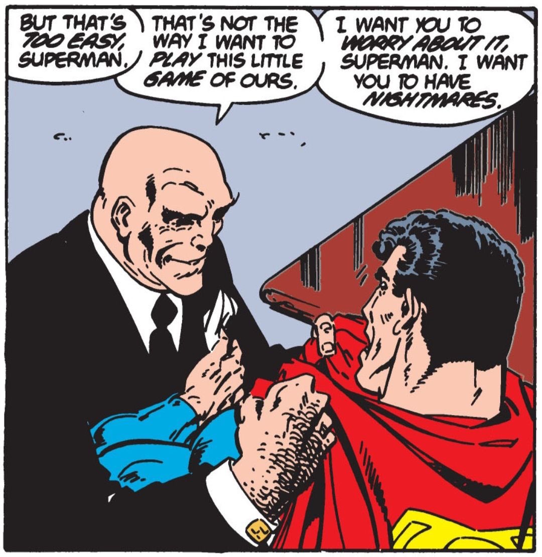 luthorized's tweet photo. “I want you to have nightmares…and wet dreams”- something Lex Luthor probably said. https://t.co/fh5t5C0Uu5