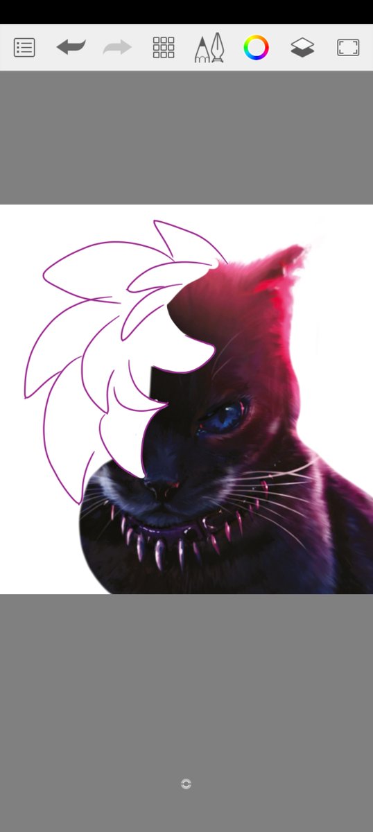 apple__glass's tweet photo. what do you mean I've spent twenty eight hours on this drawing and I haven't really touched his hair yet https://t.co/VZenNNoeAj