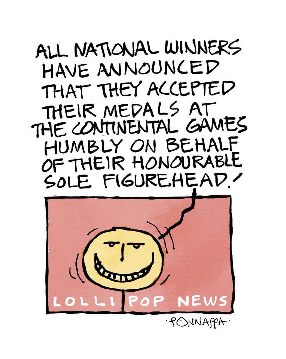 PonnappaCartoon's tweet photo. #winners #continental #games #medals #cartoons https://t.co/imSN92KeDx