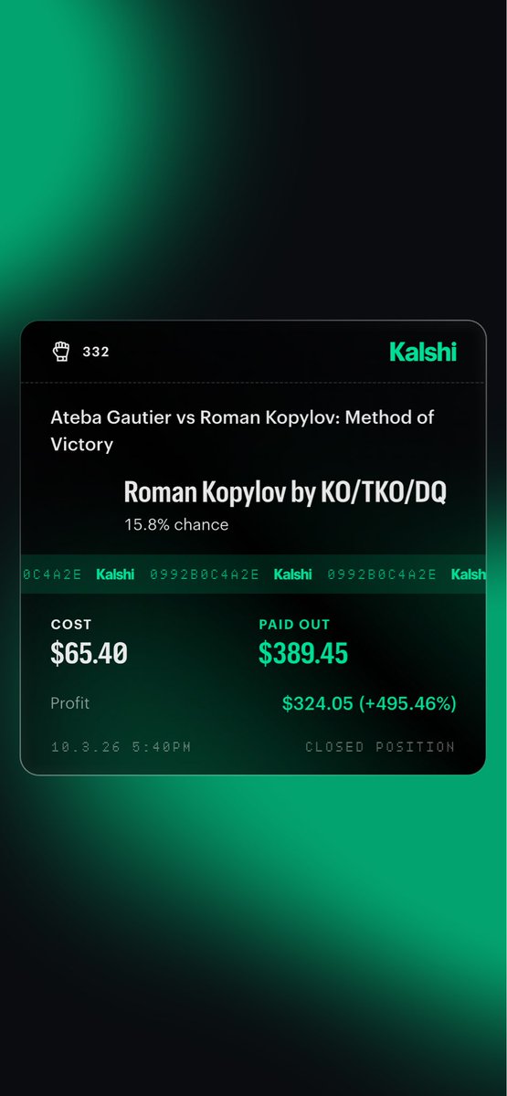 trakrekkerdbetz's tweet photo. YALL SHOULDA VOTED!! 😎COULDA HAD THIS NICE LIL +570 BAG 🔒💰🐐

#UFC #ufc332 #sportspicks #sportsgambling #Gambling𝕏 #casino #draftkings #fanduel #kalshi #novig #bettor #sportsbetting #KO #MMA #mmatwitter #mmax #roman #kopylov #ateba #gautier

https://t.co/7dIEzez0VR https://t.co/u6UxJyvRMC