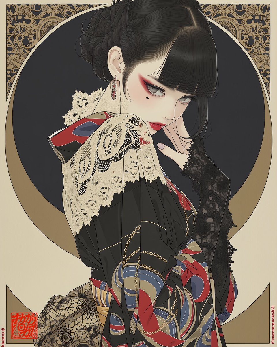 kurageanime's tweet photo. "キモノ+ : 残像夫人 /
 KIMONO+ : Lady Afterimage" https://t.co/Cu7VgPjbm4