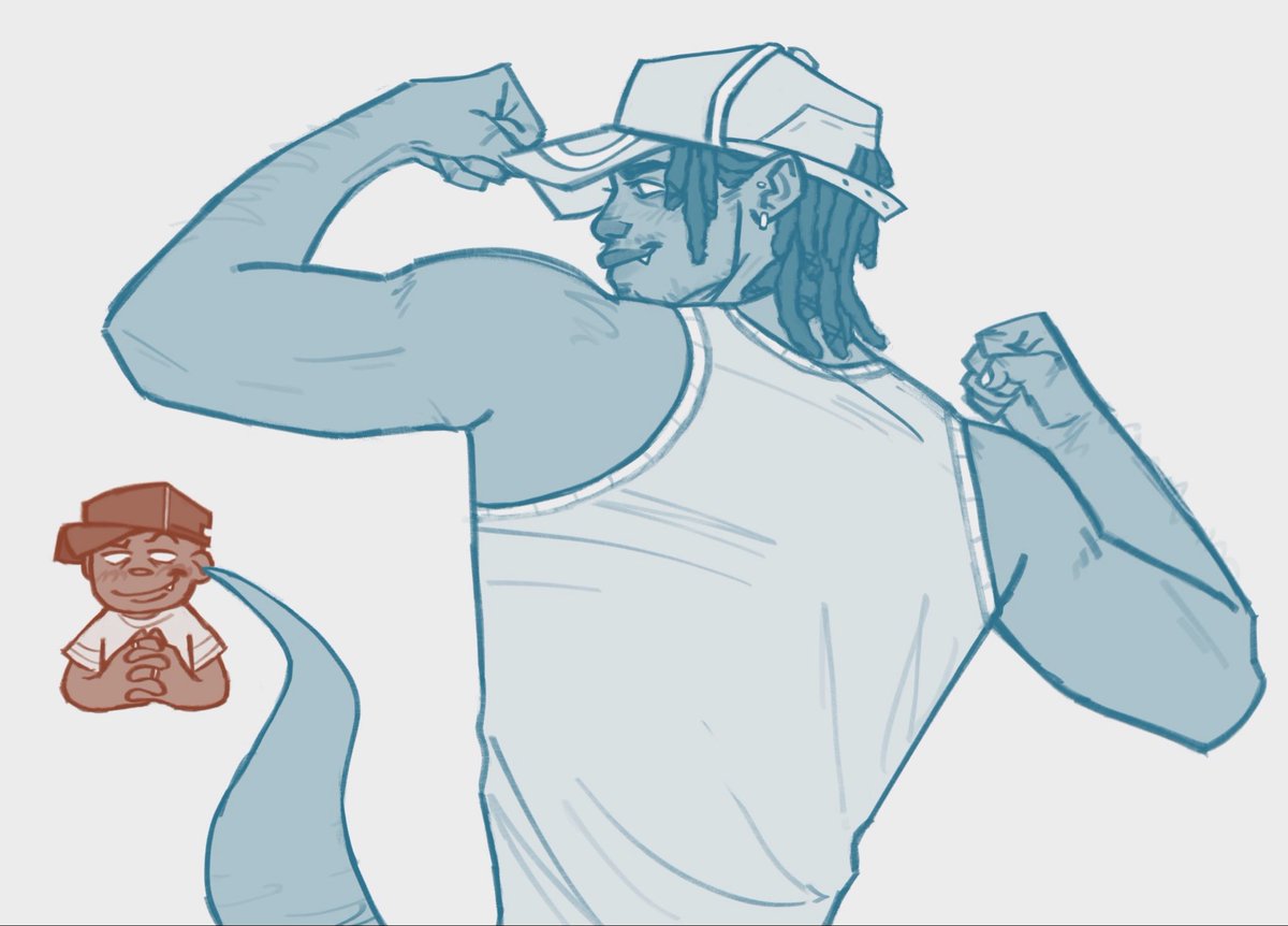 SweetSaladz's tweet photo. russdel? delruss?? IDK WHAT THEY R CALLED IDK
i just wanted to draw Del because i love him and am having gorillaz withdrawal…….. idek if ill color it or not HMMM https://t.co/X7z0NH5z4c
