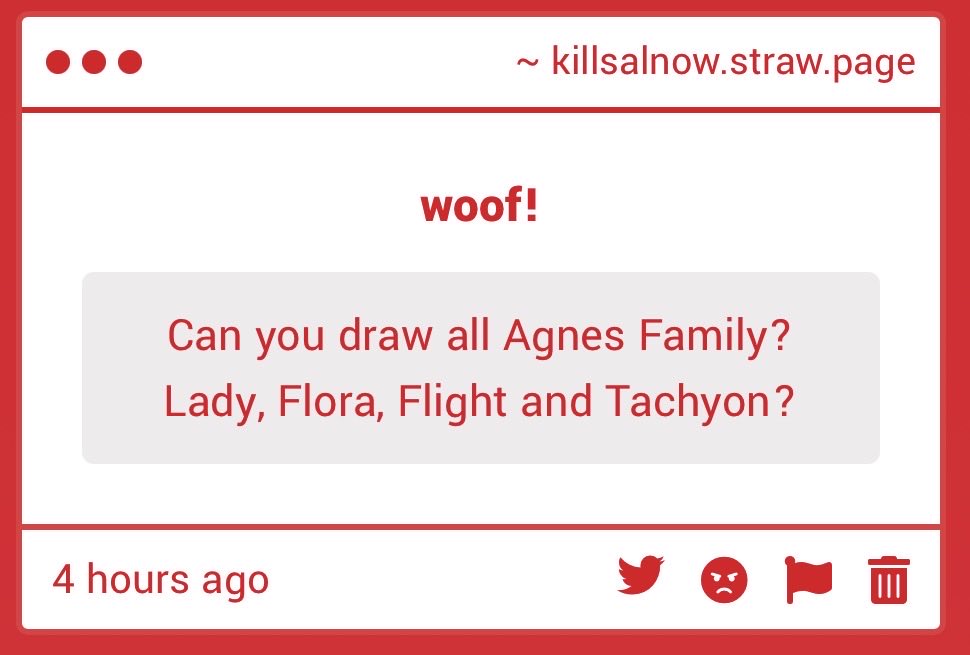 killsalnow's tweet photo. Ill probs need to design lady and flora first ^^ we will see… https://t.co/uTJ4MZgoA4