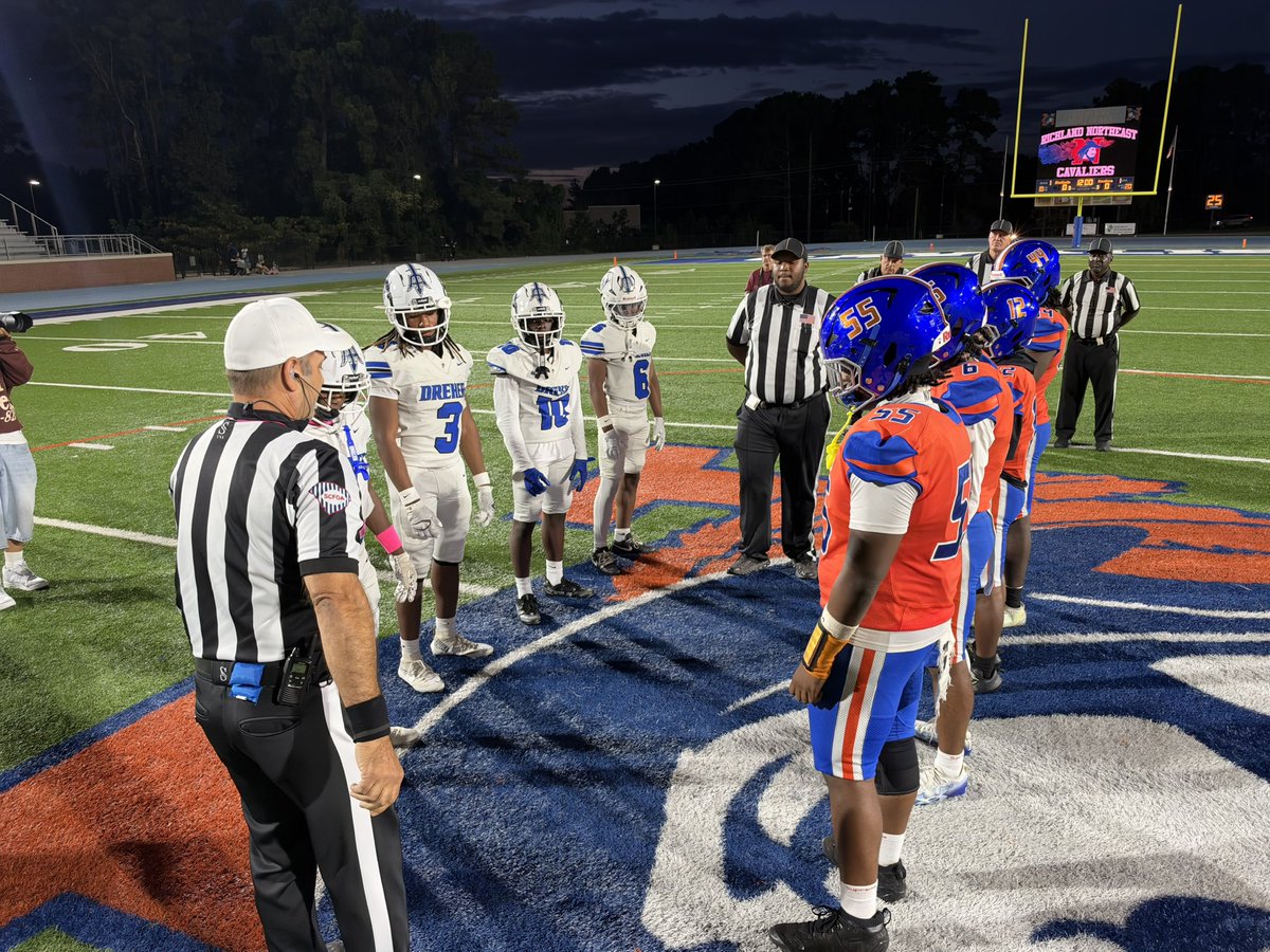 Dennis4SC's tweet photo. What a great Friday night at the Richland Northeast High School Homecoming football game! The crowd was incredible, with alumni from the classes of 1986, 2002, 2003, and many others coming back to celebrate their school and community.

The Principal Dr. Thomas is doing a terrific job building community support and bringing people together around RNE. It was great to see so many people showing up for the Cavaliers.

The NJROTC cadets represent RNE with discipline and pride. They are among the finest programs in the country, and their accomplishments make the school community proud.

The band kept the crowd engaged all night, and the halftime performance was outstanding. The cheerleaders brought tremendous energy and kept the school spirit high. On the field, you can see the football program moving in the right direction. This is a young team that’s growing, learning, and building toward what’s next.

Thank you to the event staff and SROs for keeping everyone safe and the evening running smoothly. A big thank-you to the girls volleyball team for running a great concession stand, and to all the community vendors who partnered with RNE to make the event special.

Congratulations to all the homecoming participants!  

It was also great to see Dr. Suber and Mr. Myers from the district office there supporting the Cavaliers. Nights like this show the strength of the RNE community. Go Cavaliers!

@RNECavaliers @RNEAthletics @RNE_Football @RichlandTwo @RCSD @Sabrina_suber 

#dennis4r2 #fridaynightlights