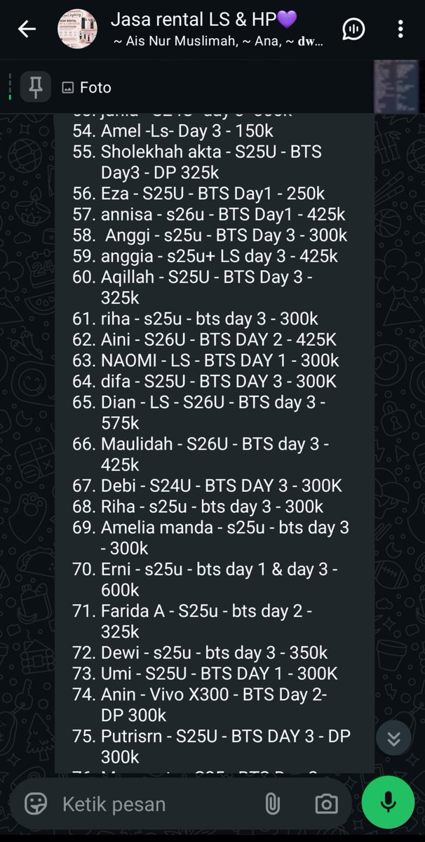 lightpjm95's tweet photo. UPDATE SCAM @desirahmaaa23 

Total terakhir sampe no 78= 25.875.000

@desirahmaaa23 mending kata gw lu tobat deh, bawa kabur uang segitu banyak. Itu cuman yg bts belum grup lain lho.

Pake no rek admin lagi biar pada percaya trusted, benr benr lu wah gila sih!!! https://t.co/cs6n8SzdRA