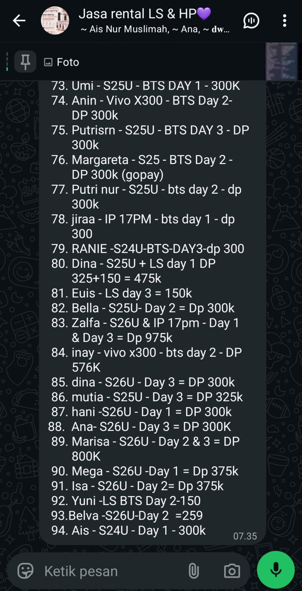 lightpjm95's tweet photo. UPDATE SCAM @desirahmaaa23 

Total terakhir sampe no 78= 25.875.000

@desirahmaaa23 mending kata gw lu tobat deh, bawa kabur uang segitu banyak. Itu cuman yg bts belum grup lain lho.

Pake no rek admin lagi biar pada percaya trusted, benr benr lu wah gila sih!!! https://t.co/cs6n8SzdRA