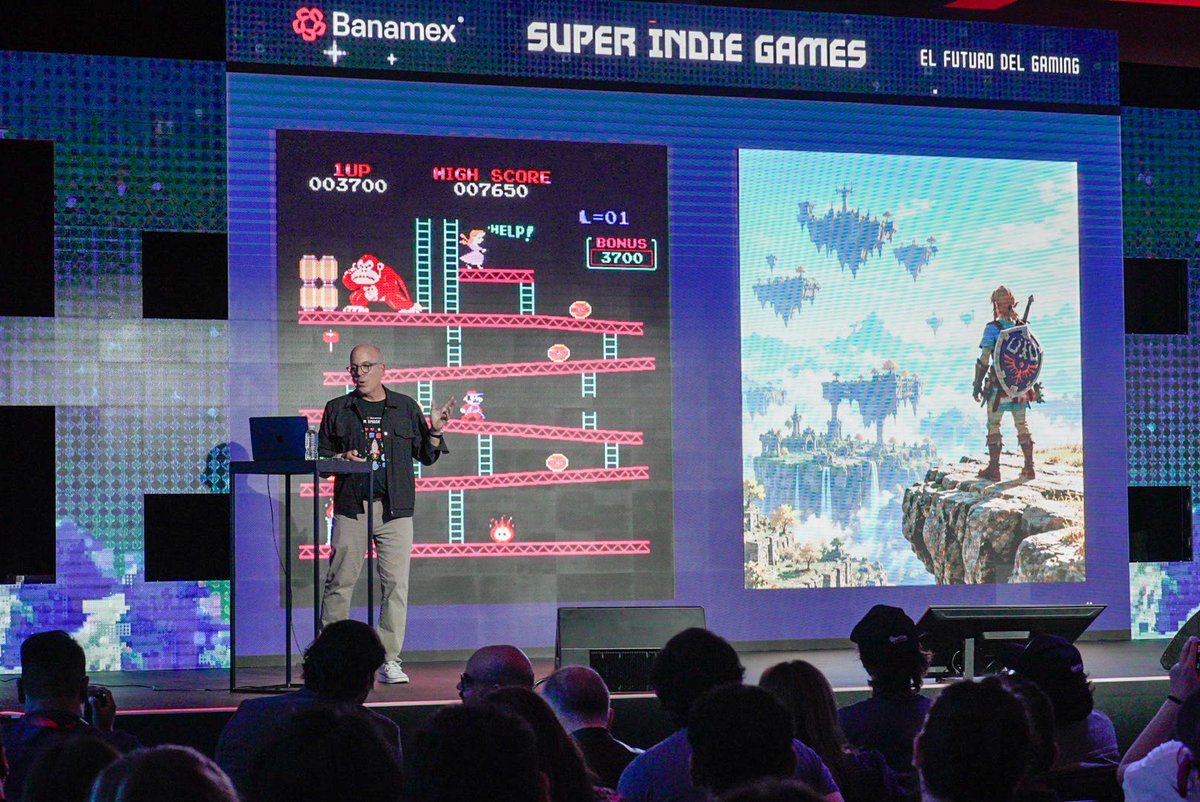 Superindiegam3s's tweet photo. DOUG, HERMANO, YA ERES MEXICANO 🇲🇽

El ex-presidente de Nintendo of America dio cátedra y logró inspirar a varios jóvenes en Banamex Super Indie Games. https://t.co/eaR9LbpPpz