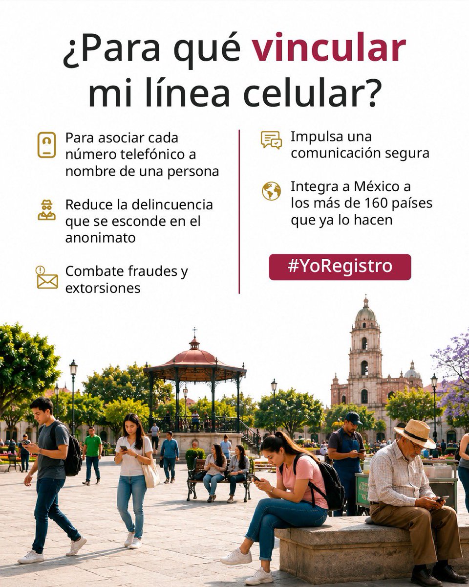 TrenMayaMX's tweet photo. 📱 Hay números que llevan años con nosotros y son parte de nuestra historia.

A través de ellos hemos estado en contacto con nuestro entorno y es momento de que le des tu nombre . 💬🙋🏻‍♀️

Consulta cómo hacerlo en https://t.co/iMtfRh2W7l

#YoRegistro https://t.co/54lXlKI745