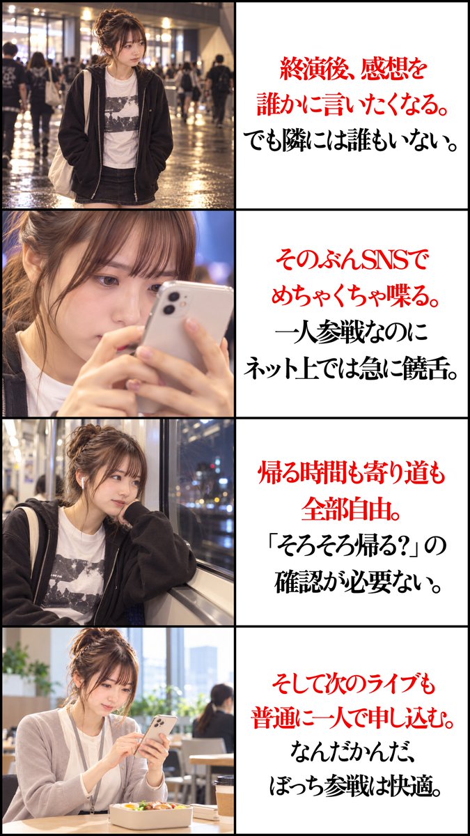 pazu_official's tweet photo. ライブの「ぼっち参戦」、意外と悪くない。 https://t.co/0WvlZf232y