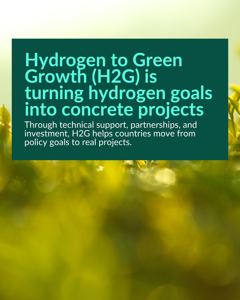 gggi_hq's tweet photo. At #GGGW2026, the 2026 H2G Global Forum will explore how hydrogen and other clean energy solutions can support industrial decarbonization and how public–private partnerships can help turn global ambition into investable projects. 
Oct 27-30, 2026 
⏩ https://t.co/w4Qzxx7594 https://t.co/mAo9n7Uzbb