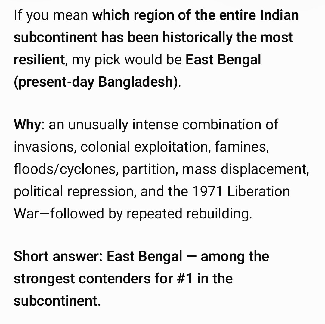 Bengali_Sinbad's tweet photo. @cqc_coffee_guns I don't think anyone in this entire subcon has ever been as much resilient as Eastern Bengalis who are majority muslims.

By Chamar I meant ur fellas claiming to be superior in internet while irl being lowest of low. Lmao!! https://t.co/plrBJUbGkx