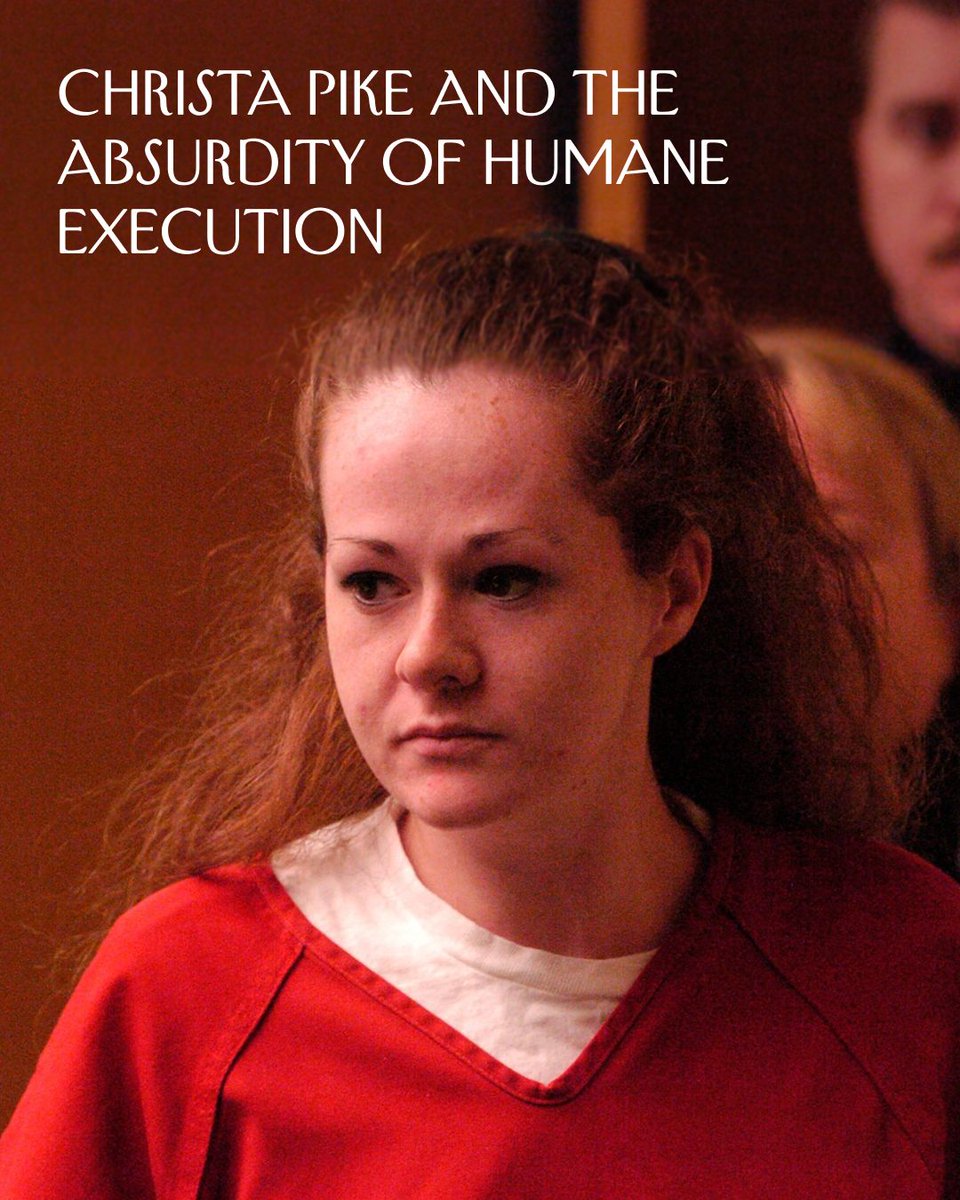 NewYorker's tweet photo. Doctors in Tennessee are currently attempting to save the life of a woman whom the state just tried to kill. On Wednesday, Christa Pike received a lethal injection. She had been sentenced to death in 1996 after she murdered her high-school classmate. A doctor sent two rivulets of pentobarbital through her arm, and Pike remained conscious. An hour crept by. She did not die. By the time lawyers halted the proceedings, the execution “had lost the veneer of sobriety and had tipped into a scene of government depravity, the vague zone of punishment deemed by the provisions of the Eighth Amendment as ‘cruel and unusual,’ ” Doreen St. Félix writes. Normalization of the death penalty has been a centuries-long process. In the 20th century, the state reclaimed killing from the zone of the extrajudicial, “introducing protocol, making the whole thing look medicalized—humane,” St. Félix continues. Read her report on the absurdity of humane execution: https://t.co/IHb0Ja1NOf