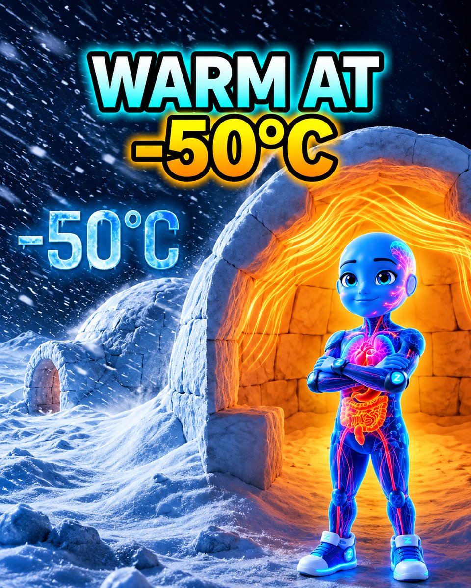 zenodfilms's tweet photo. How can an igloo stay warm at −50°C? 🥶🔥
The answer is more surprising than you think.

👇🏼 Watch the full mystery:
https://t.co/HUYETdsd2o⁠

#ZenoDFilms #Igloo #ScienceMystery #DidYouKnow #ScienceFacts https://t.co/Q5ZFkKC1x1