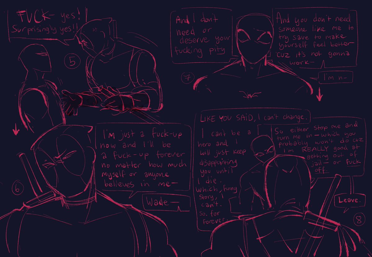 kiwbyy's tweet photo. part 2(?)) . theyre both gonna go cry after this
#spideypool https://t.co/9xseXGS41R